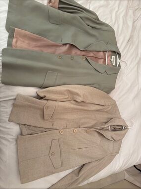 Olive Green Blazer - Unbranded